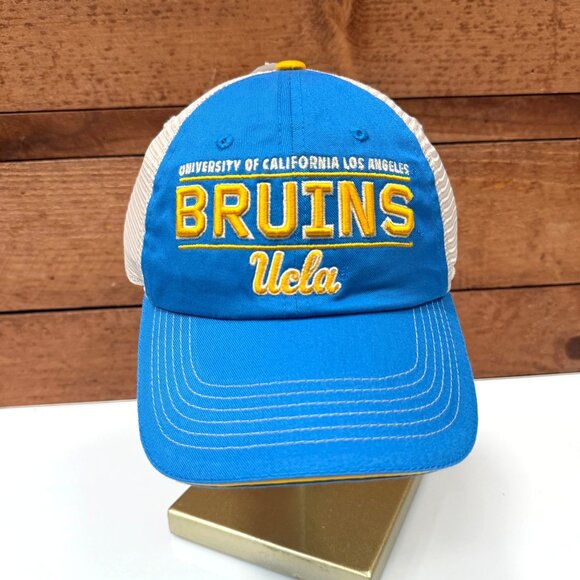 UCLA BRUINS One Size Snap Back Cap Hat Mesh Back Embroidered Captivating NWT - Picture 1 of 11
